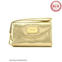 michael kors glad leer groot goud accessoires Prijs Tassen s2gws506